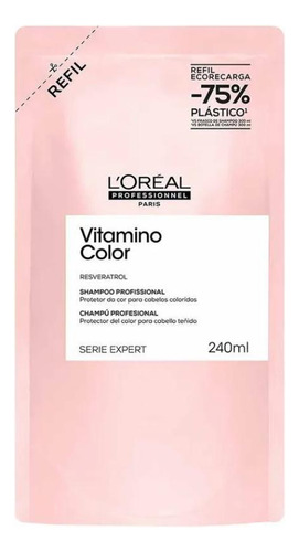 Kit L'oréal Vitamino Color Shampoo + Condi. + Refil Shampoo