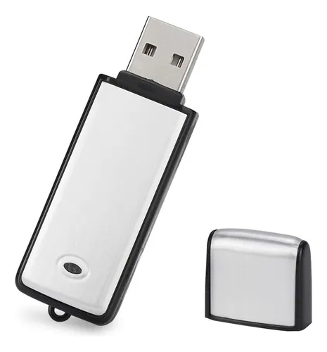 Micrófono Espía Inalámbrico Usb Spy 8gb Grabadora De Voz