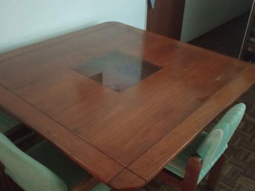 Mesa Cuadrada De Madera 1.35cm 