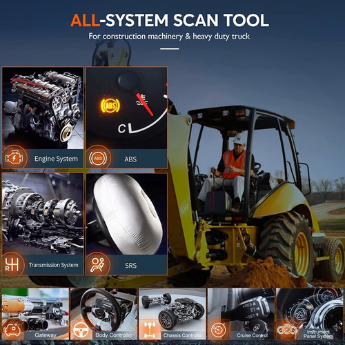 Scanner De Maquinaria De Construção Ancel Hd3600 Com Dpf