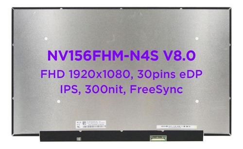 Pantalla Lcd Para Computadora 15.6 Nv156fhm-n4s V8.0 30 Pine