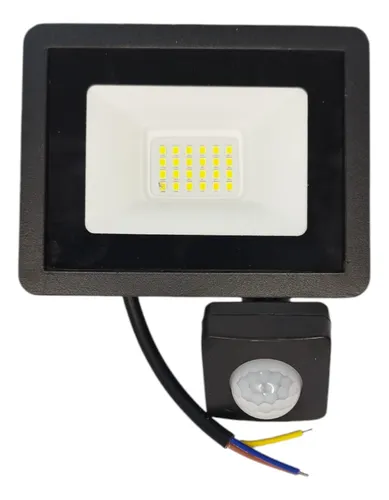 comprar Foco Led Exterior Con Sensor De Movimiento 20w Luz Fria