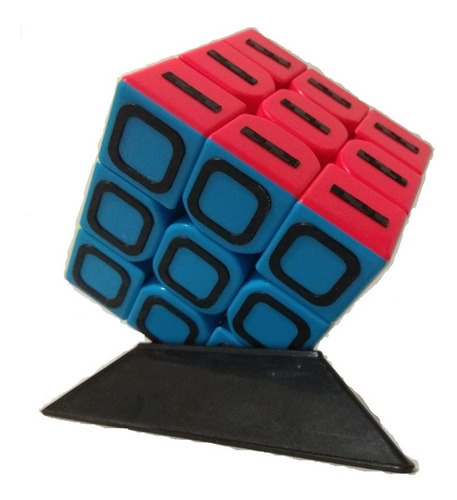 Cubo Magico 3x3 Para Ciegos 3x3x3 Stickerless Fibra Carbono 