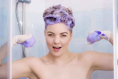 Shampoo Matizador Morado Sin Sal Sin Sulfato Caballo Plata