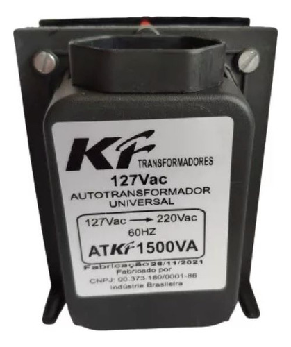 Transformador De Voltagem Kf 1500va 127v 220v E 220v 127v