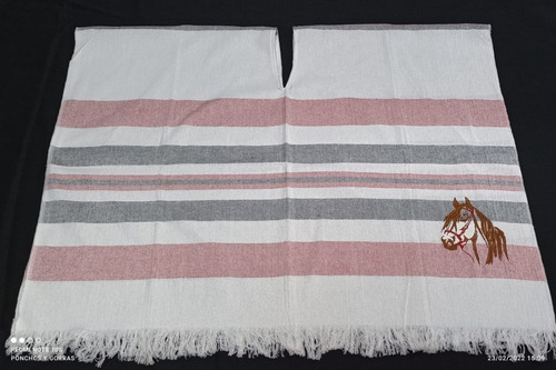 Imagen 2 de 2 de Poncho Pañuelo Bordado Pequeño