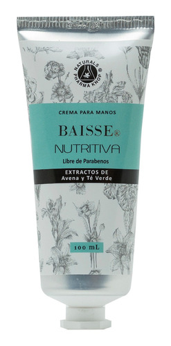 Crema De Manos Baisse Nutritiva 100 Ml Baisse