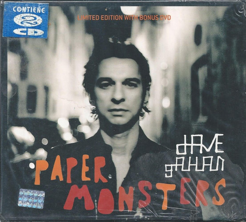 Dave Gahan Paper Monsters Cd + Dvd + Slipcover Edic 2003 Nac