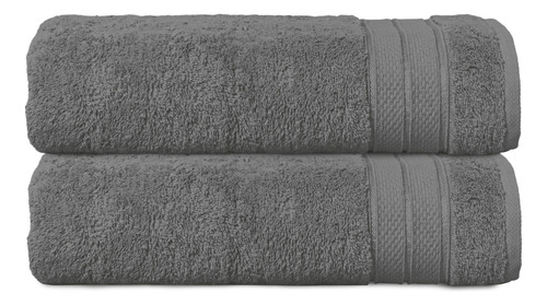 Juego De 2 Toallas De Baño 68 X 137 Cm 100% Algodón Turco