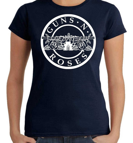 Remera Mujer Guns N Roses 100% Algodón Calidad Premium