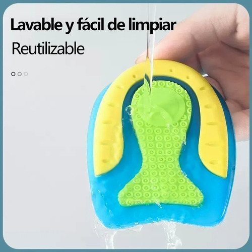 Imagen 6 de 9 de 2 Pares Taloneras Espolón Calcáneo Gel Plantilla Ortopédicas