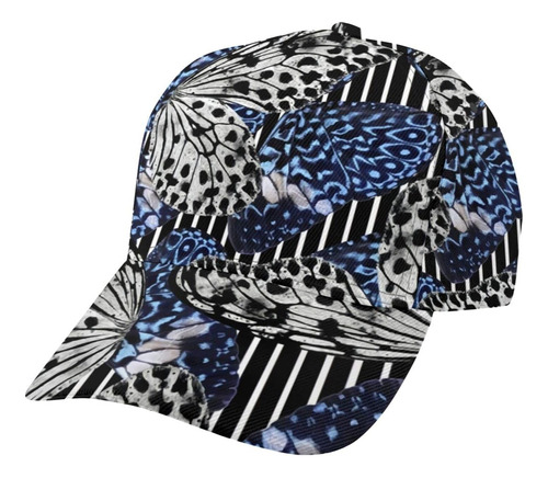 Sptvan Gorras De Béisbol Hermosa Mariposa Azul Estampado Pap