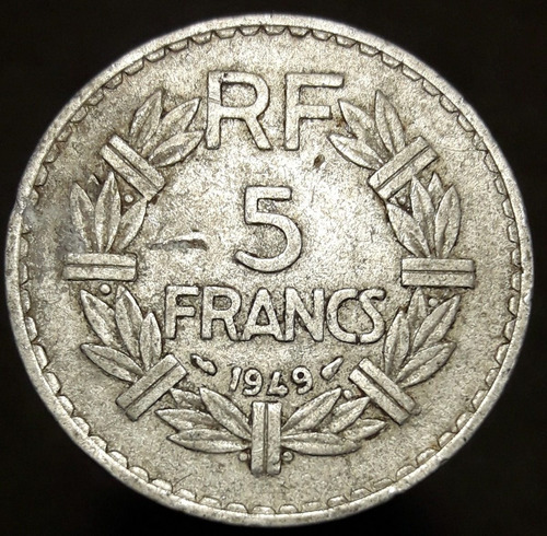 Moneda Francia 5 Francs 1949