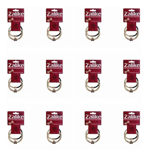 Imagem 1 de 1 de Zalike 223 Elástico C/ Enfeite 2 Cores C/2 (kit C/12)