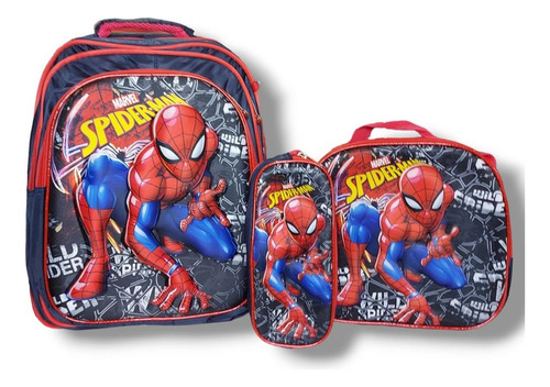 Bolso Morral Escolar Spiderman Paw Patrol Sonic Avengers Mar