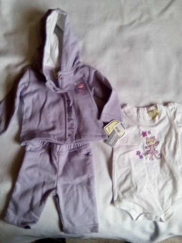 Ropa Bebe Nice 2b Nice 6 Meses Conjunto 3 Piezas  Ofrezca