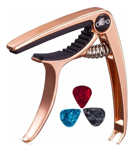 Capo De Guitarra Ejt Profesional Zn Metal Capo Para 6 Cue