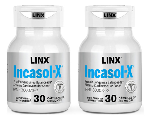 Linx - Incasol-x® 30 Regulariza Presión Arterial Naturelab® Sabor Sin sabor
