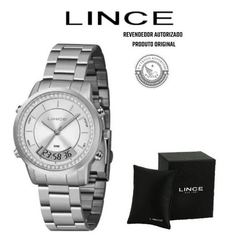 Relógio Feminino Anadigi Lince Orient Lam4640l S1sx Original