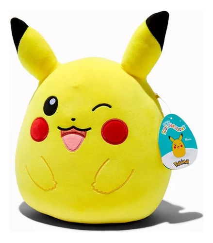 Pokemon Peluche Squishmallows Pikachu Guiño 25 Int Sqpk00038