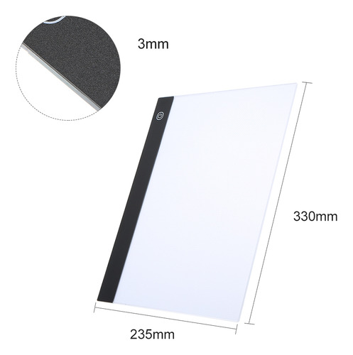 Tablero De Dibujo Led Para Tableta De Dibujo A4, Calco Y Cal