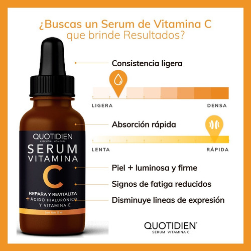 Imagen 4 de 7 de 2 X Serum Vitamina C + Ácido Hialurónico + Vitamina E