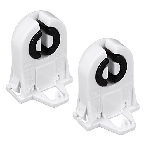 2 Piezas De Soporte De Luz Fluorescente T8/t12 Base G13...