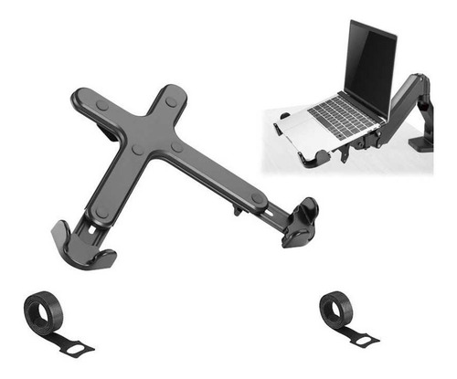 Imagen 2 de 10 de Soporte Para Notebook De 11 A 17 Intelaid It-dst Negro