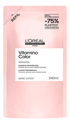 Shampoo Loreal Série Expert Refil Ecorecarga 240ml