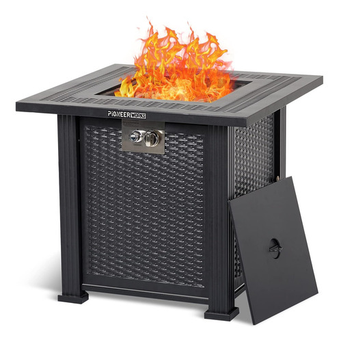 Mesa Rectangular Para Fogata De 71 Cm, 50000btu, Acero Resis