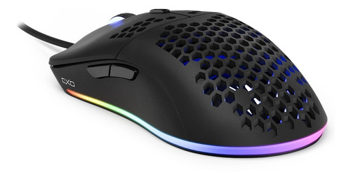Imagen 4 de 10 de Mouse Gamer Tecware Panal Abeja Rgb Exo Lite 6400 Dpi Negro