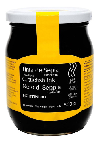 Tinta De Lula Nero Di Seppia Nordintal 500g