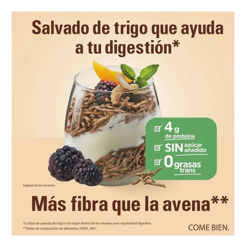 Cereal All Bran Original Kellogg's 465 Gr 2 Pzas