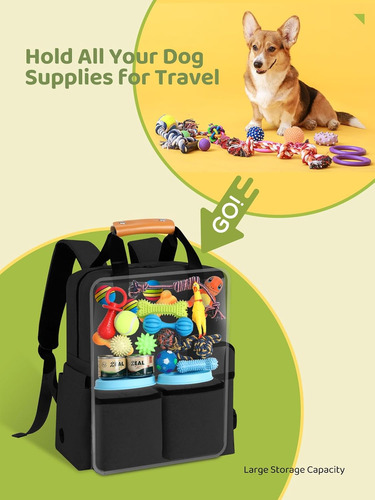 Bolsa De Viaje Para Perros, Mochila Organizadora Aprobada...