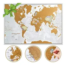 Comprar Mapas Internacional Scratch The World Travel Map Scratch Off