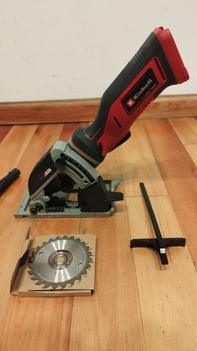 Mini Sierra Circular 2 Discos Einhell Te-cs18/89 Li-solo Negro - (Usado)
