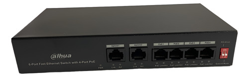 Switch Poe Dahua Dh-pfs3006-4et-36 De 6 Puertos Ethernet