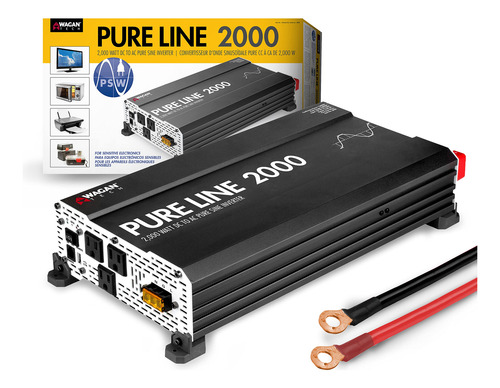 Inversor De Corriente Wagan El3808 Pure Line 2000w 12v A 110