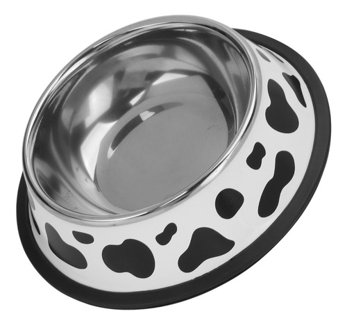 Cuenco Redondo Para Mascotas De Acero Inoxidable De 15 Cm De