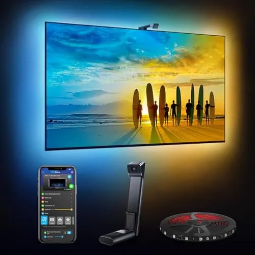 Govee Tv Backlight 3 Lite Con Función De Corrección De Ojo D Meses sin interés