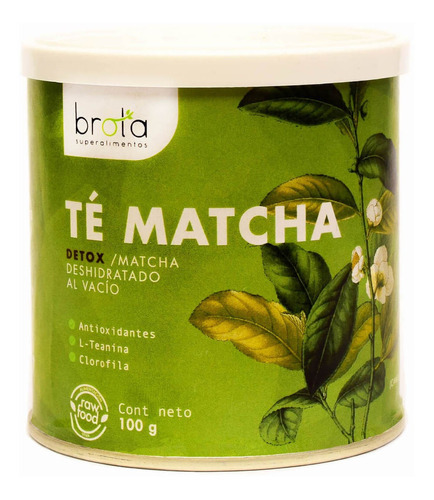 Té Matcha 100 Gr - Brota Vida Sabor Sin Sabor