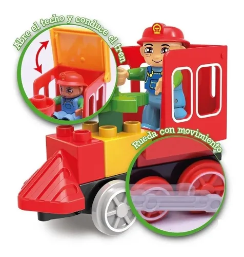 El Duende Azul Aventuras En Tren Bloques Accesorios 7051