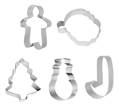 5 Moldes Para Galletas Para Hornear Galletas De Navidad.