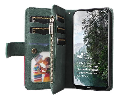 Funda Protectora Kickstand Para Nokia G10/g20 Nueve Ranuras