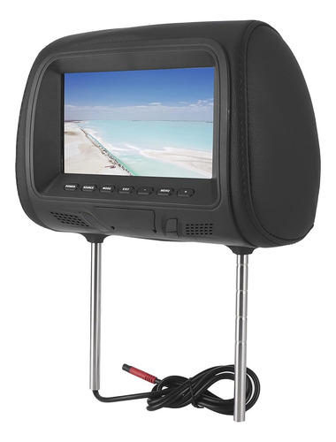 Reposacabezas Reproductor Dvd Vídeos Mp5 Usb Pantalla 7puLG