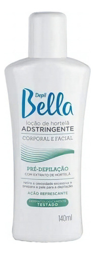 Loção Pré Depilação Hortelã Rosto Corporal 140ml Depil Bella