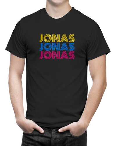 Camiseta Masculina Jonas Brothers Tour Pop Rock Joe Nick 1