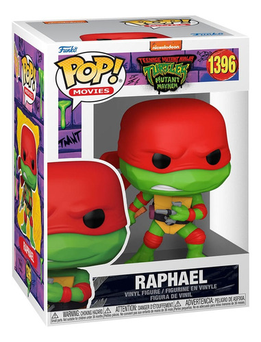 Funko Pop! Tortugas Ninja Mutant Mayhe - Raphael  #1396