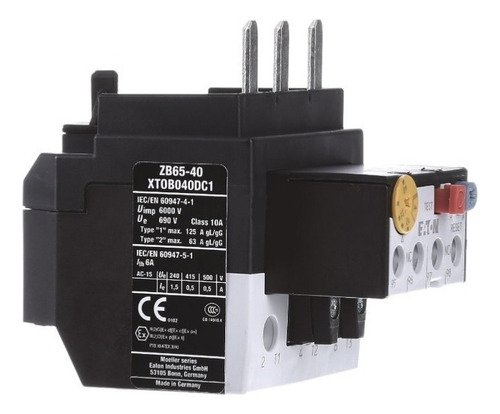 Relevador De Sobrecarga 24-40 Amps 278458 Moeller Zb65-40