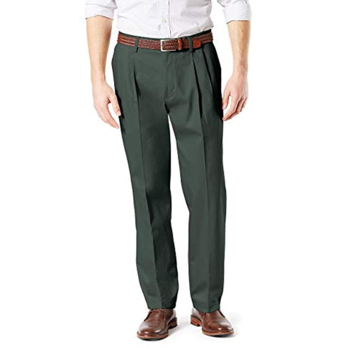 Dockers Hombres Classic Fit Firma Khaki Lux